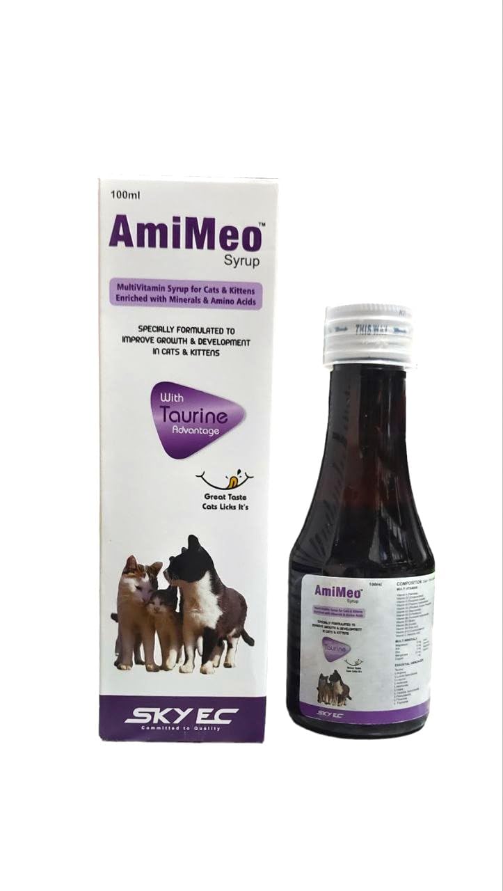 Skyec Amimeo Multivitamin Syrup for Cats & Kittens