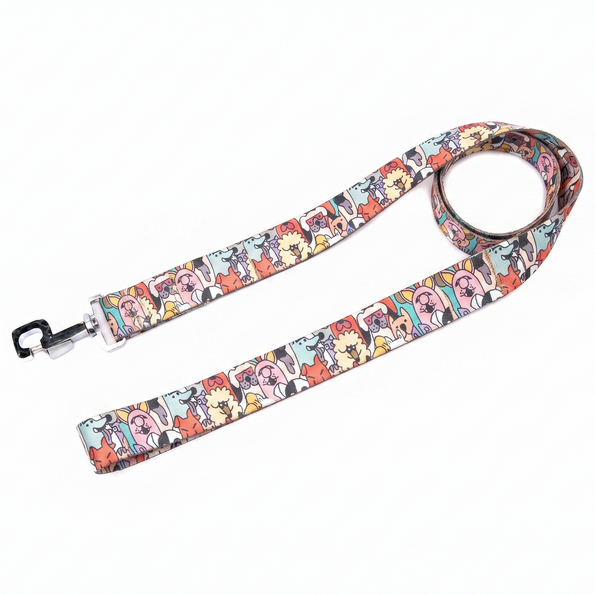 Animated Print Dog Leash – Nylon, Fun Animal Design