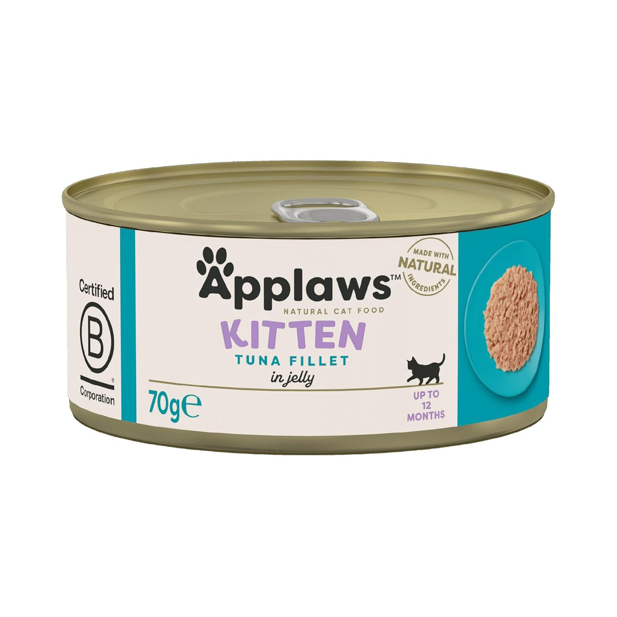 Applaws Tuna Fillet In Jelly Kitten Tin