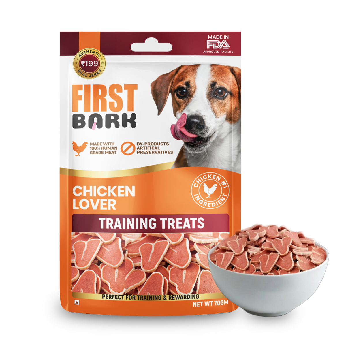First Bark : Chicken Lover – Training Dog Treats