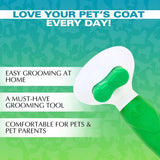 Basil Slicker Brush Auto Clean Comb For Dogs & Cats