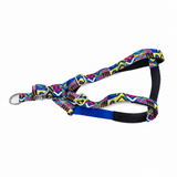 Kennel Shapes Padded Nylon Printed M.S. Click Lock Adjustable Harness(1