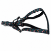 Kennel Paws Padded Nylon Printed M.S. Click Lock Adjustable Harness(1")