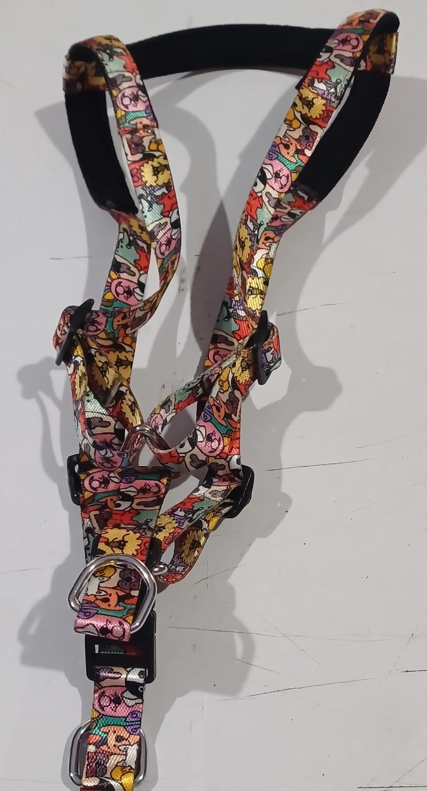 Kennel Printed Click Lock Adjustable Harness (3/4")