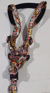 Kennel Printed Click Lock Adjustable Harness (3/4")