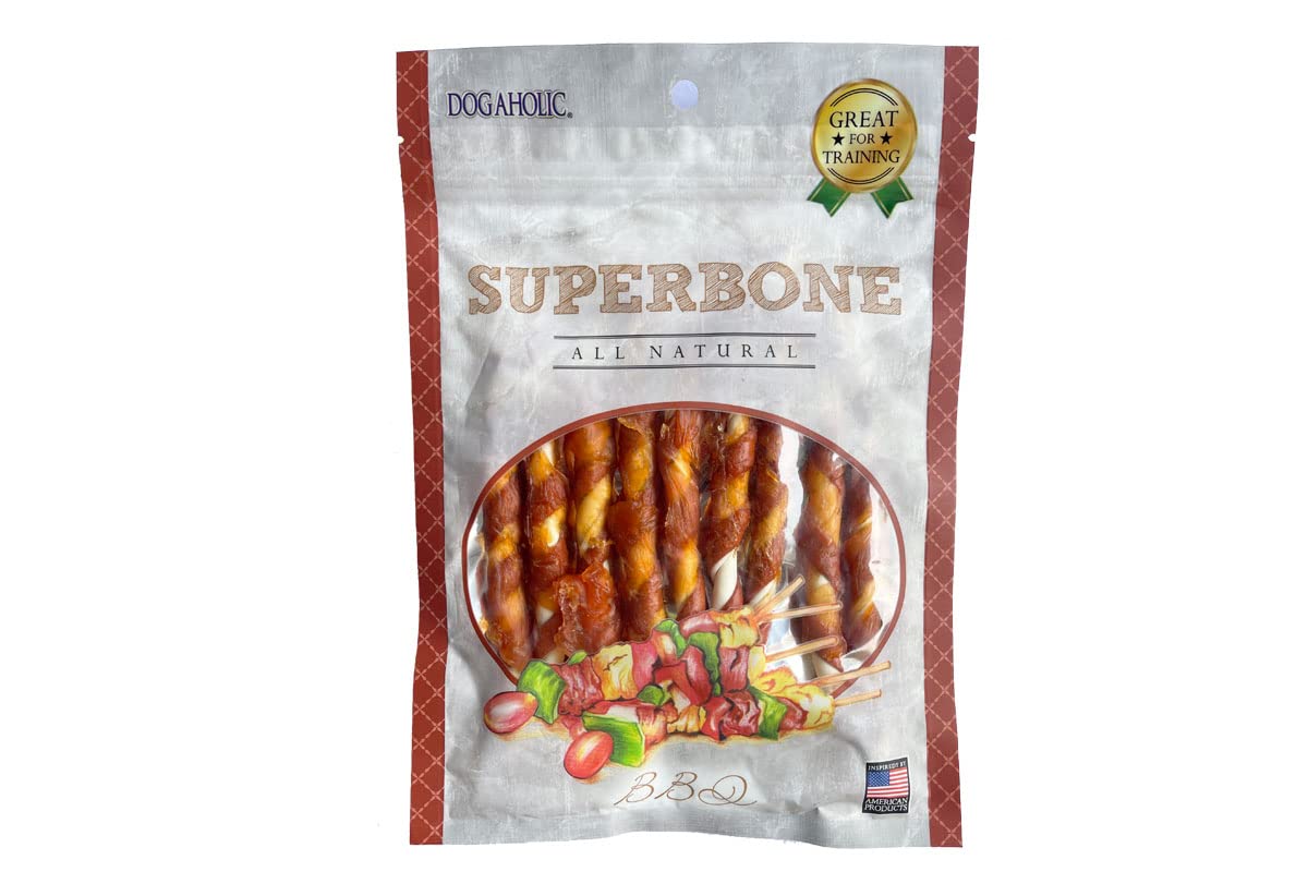 Dogaholic Superbone All Natural BBQ Stick Dog Treats