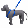 Kennel Soft Nylon 3 Way Click Lock Adjustable Harness (1")