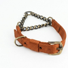 Kennel Premium Nylon Brass Chain Martingale Collar