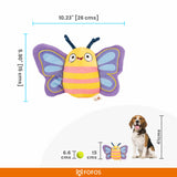 Fofos Garden Butterfly Dog Toy