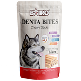 Taiyo Bairo Denta Bites Chewy Sticks Calcium Treats For Dogs