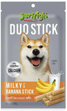 JerHigh Duo Stick Milky with Banana Stick 50g - Pack of 6