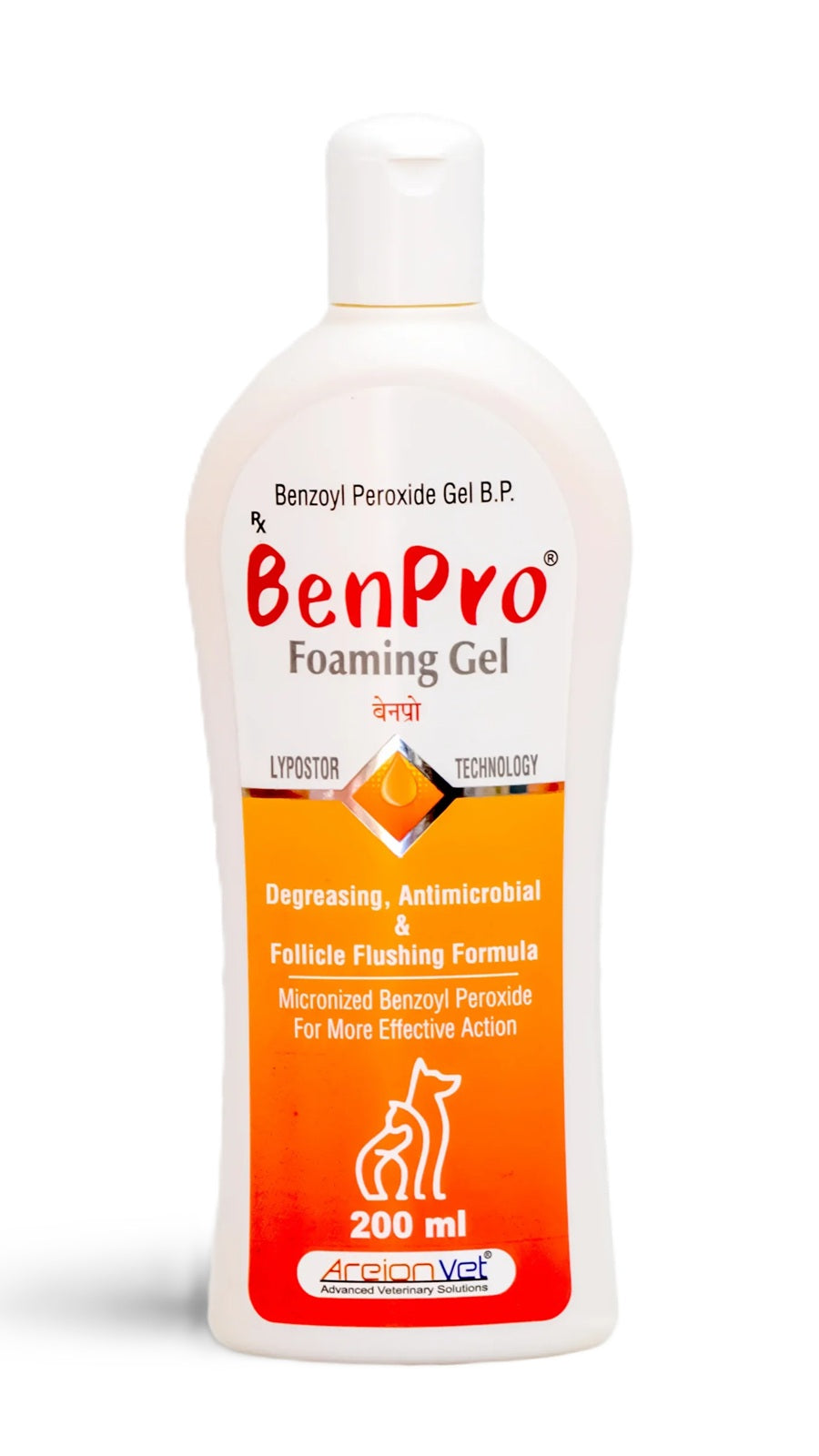 Areion Vet - Benpro Foaming Gel For Dogs - Advanced Antimicrobial Treatment for Dogs