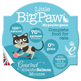 Little Big Paw Gourmet Atlantic Salmon Mousse 85g Cup - Pack Of 8