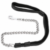 Kennel Padded Nylon Chain Leash | Chain with Padded Grip