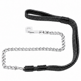 Foam Padded Chain Dog Leash | Nylon & Chrome by Kennel