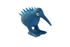 Kiwi Walker Whistle Blue Dog Toy
