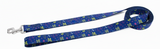 Kennel Blue Bash Print Nylon Dog Leash