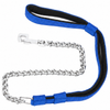 Kennel Padded Nylon Chain Leash | Chain with Padded Grip