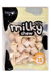 Dogaholic Milky Chew Knotted Bone 15pcs - Pack of 4