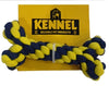 Kennel Bone Shape Rope Chew Dog Toy - Blue & Yellow