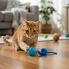 Fofos Glow-In-The-Dark Bouncy Ball 2Pk Interactive Cat Toy