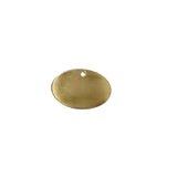 Kennel Brass Antique Oval Shape Tag