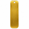 Kennel Brass Antique Pendant Shape Tag