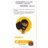 MSD Animal Health Bravecto Fluralaner Chewable Tablet For Dogs (pack of 1 tablet)