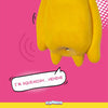 Squeeezys Monster Brother Yellow Latex Dog Toy