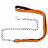 Foam Padded Chain Dog Leash | Nylon & Chrome by Kennel