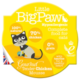 Little Big Paw Gourmet Tender Chicken Mousse 85g Cup - Pack Of 8