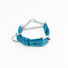 Kennel Pattern Nylon Chain Martingale Collar