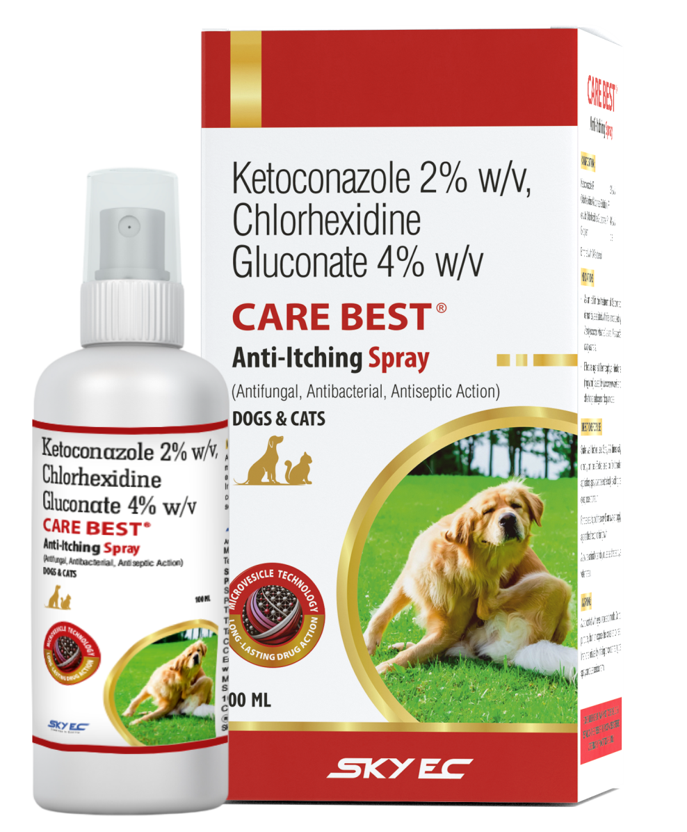 Skyec Care Best Anti-Itching Spray for Dogs & Cats
