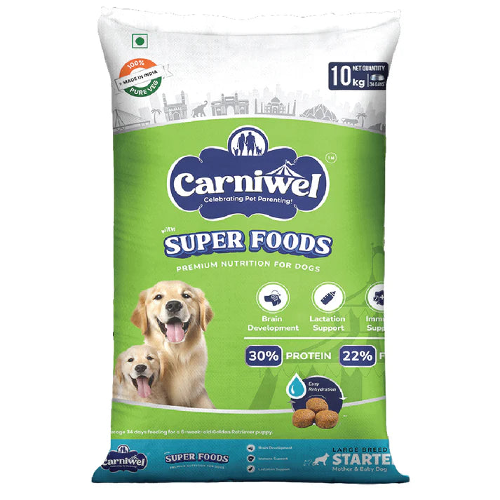 Carniwel Veg Superfoods Starter For Large Breed Mother & Baby Dog Dry Food