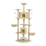 Pets Empire Cat Tree with Multiple Perches, Condos, and Sisal Scratching Posts