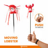 Fofos Moving Lobster Wand Stick Cat Toy