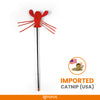 Fofos Moving Lobster Wand Stick Cat Toy