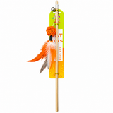 Wooden Stick Teaser with bell Cat Toy