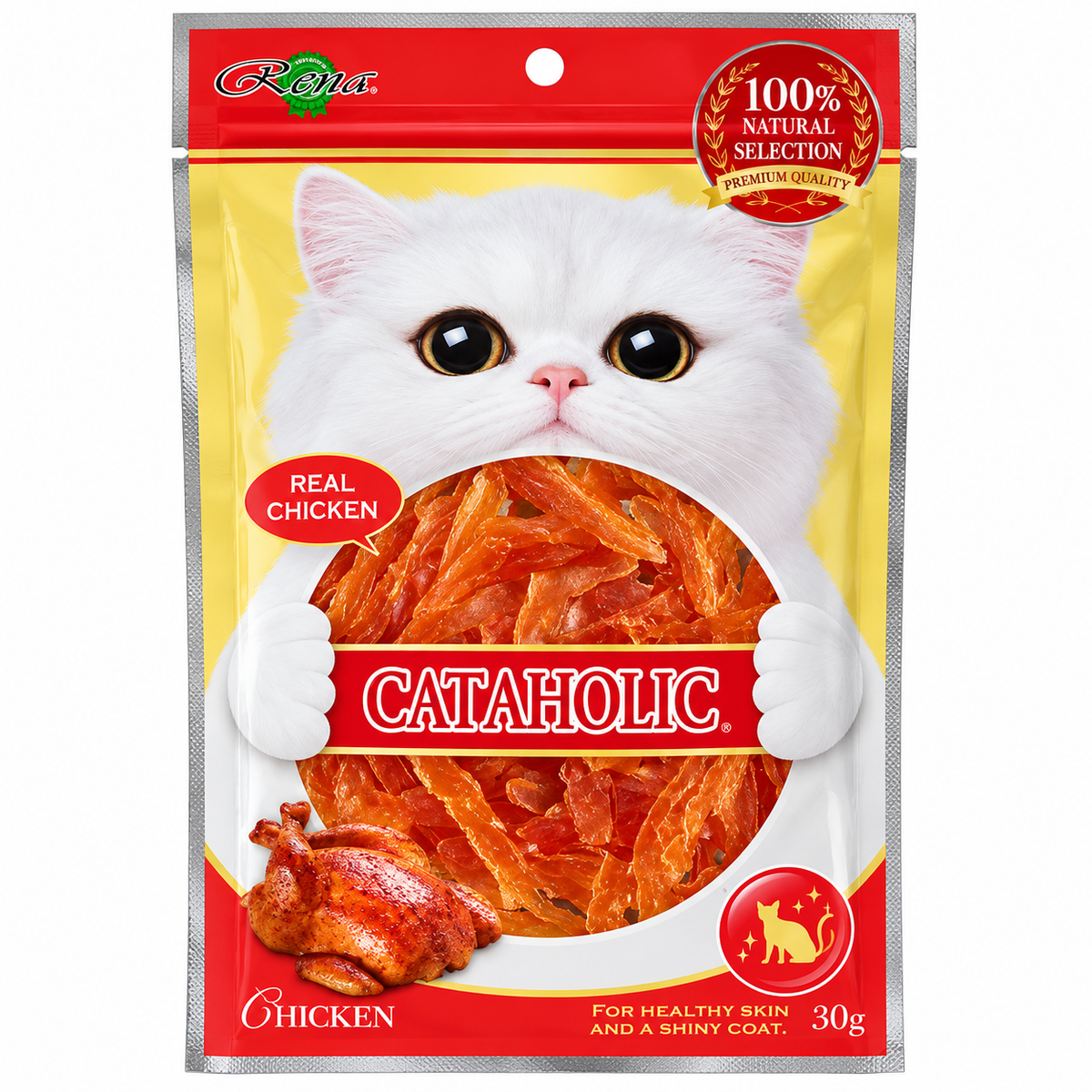 Cataholic Neko Soft Chicken Jerky Sliced
