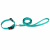 Kennel Soft Nylon Adjustable Click Collar & Leash Set (1 1/4")