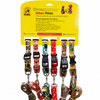 Kennel Printed Adjustable Assorted Click Collar & Leash Set (3/4")
