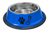 Kennel Anti Skid Printed Steel Feeding Bowl