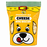 Naughty Pet Cheese Wheat-Free Dog Biscuits Pouch