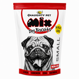 Naughty Pet Mix Non-Vegetarian Wheat-Free Small Breed Dog Biscuits Pouch