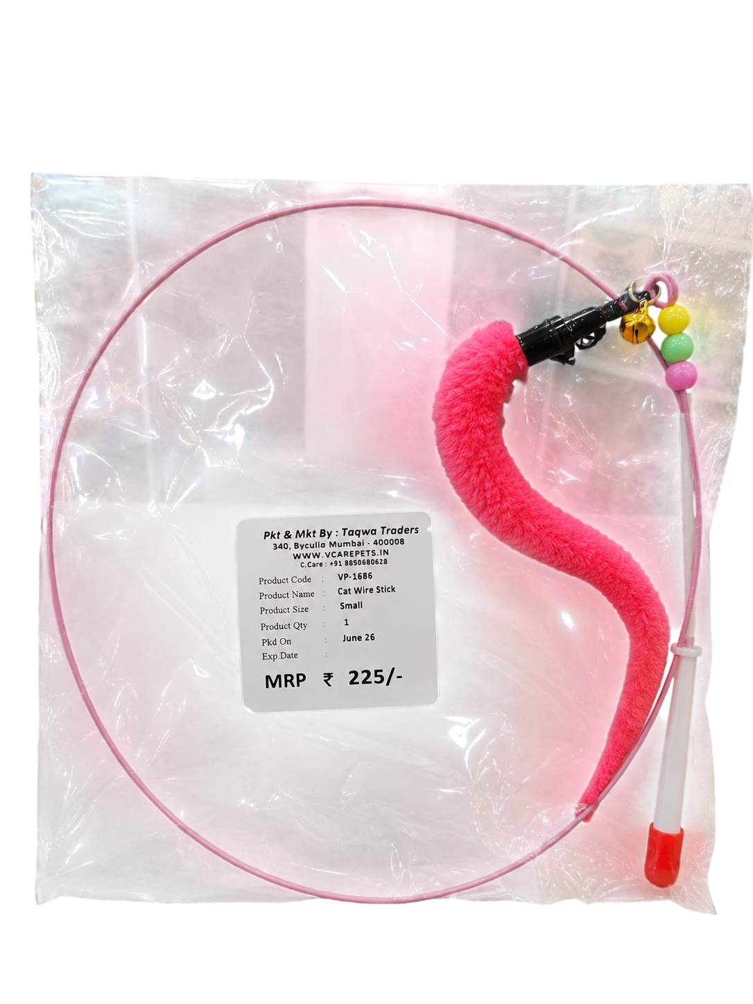 V-Care Pets Cat Wire Teasting Stick