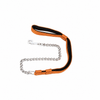 Kennel Padded Nylon Chain Leash | Chain with Padded Grip
