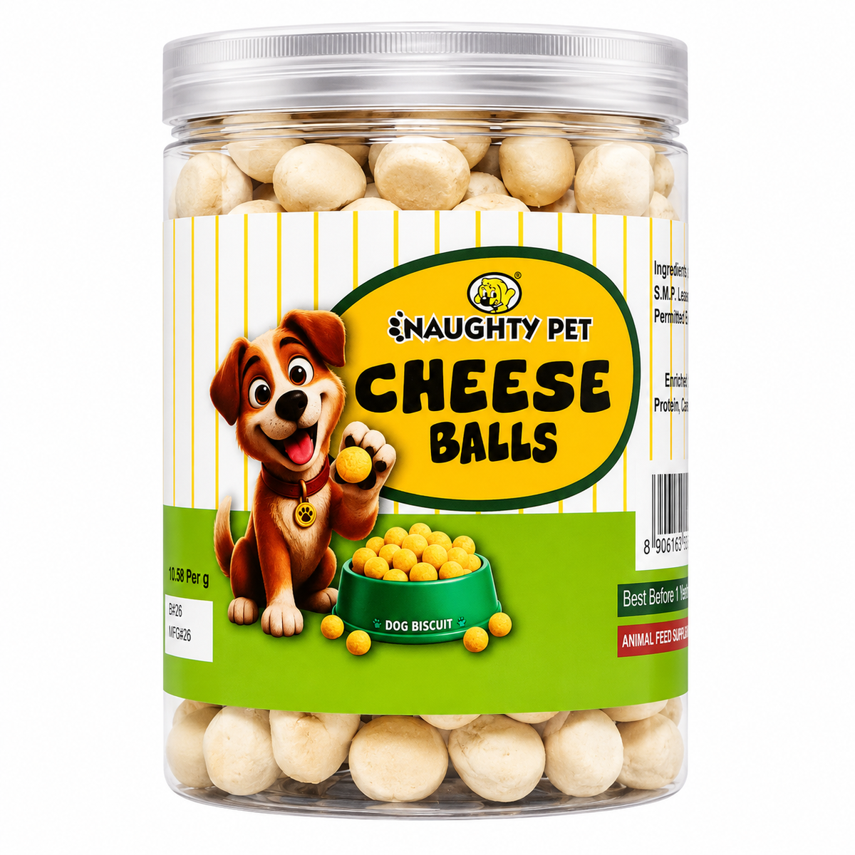 Naughty Pet Cheese Balls For Dogs