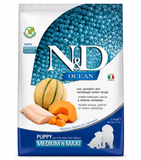Farmina N&D Ocean Cod Pumpkin & Cantaloupe Melon Grain Free Medium & Maxi Puppy Dry Food