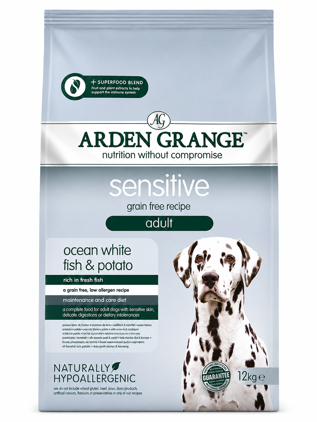 Arden Grange Adult Sensitive - Ocean Fish and Potato Grain-Free Food