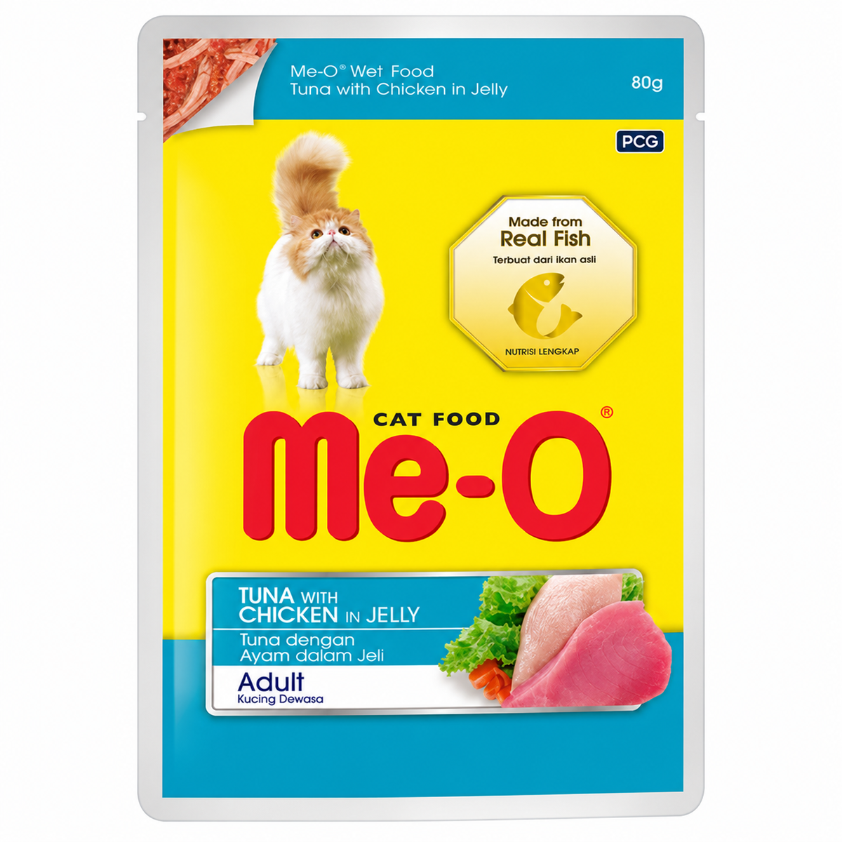 MeO Tuna with Chicken in Jelly Cat Pouch